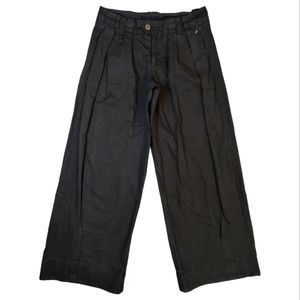 ❤️Free People Pouty Prep Trouser Pants Pleated Wide Leg Baggy - size lg